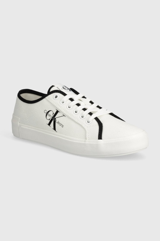 Calvin Klein Jeans tenisówki SKATER VULCANIZED LOW CS ML MR płaska biały YW0YW01453