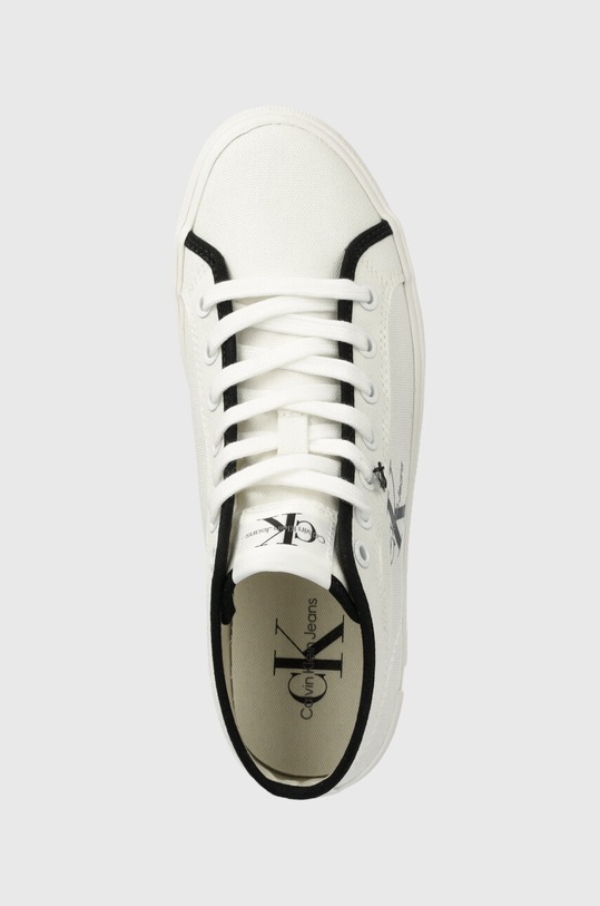 Calvin Klein Jeans trampki SKATER VULCANIZED HIGH CS ML MR biały YW0YW01454