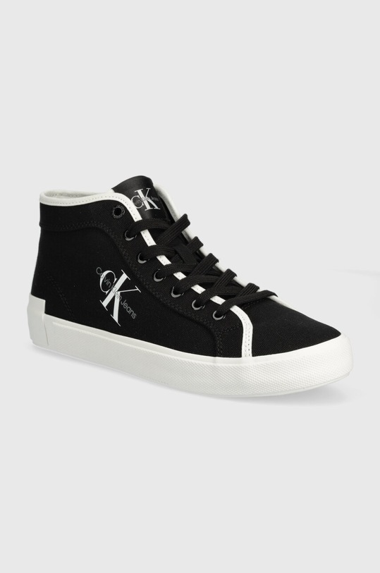 Calvin Klein Jeans trampki SKATER VULCANIZED HIGH CS ML MR płaska czarny YW0YW01454