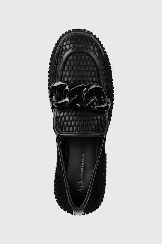 Armani Exchange mokasyny czarny XDA004.XV848.00002