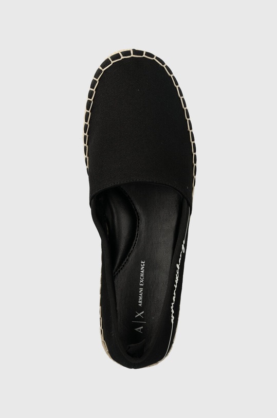 Armani Exchange espadrile negru XDS005.XV846.00002