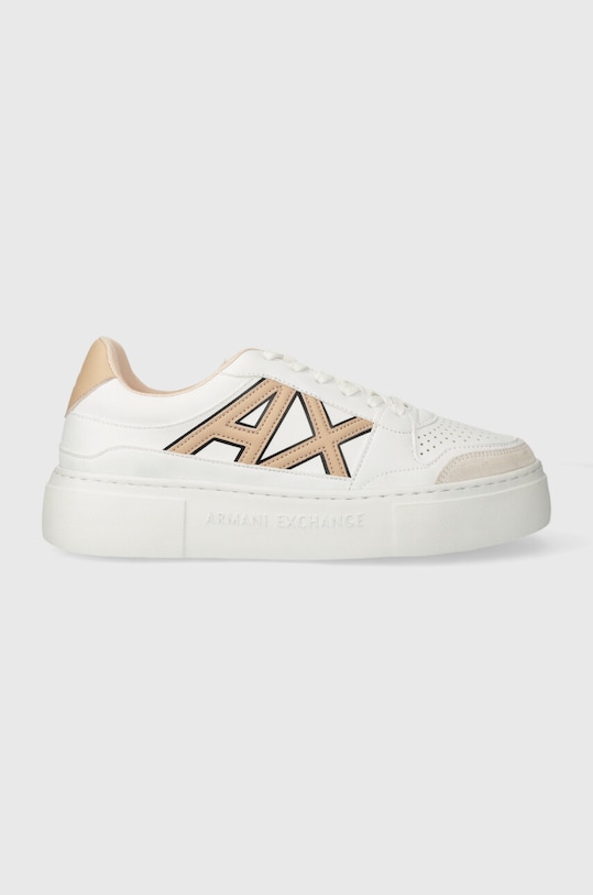 Armani Exchange sneakersy imitacja skóry licowej biały XDX147.XV830.K722