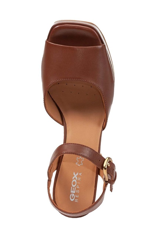 Geox sandale de piele D SOLEDEA A D36RHA.00043.C0013 maro