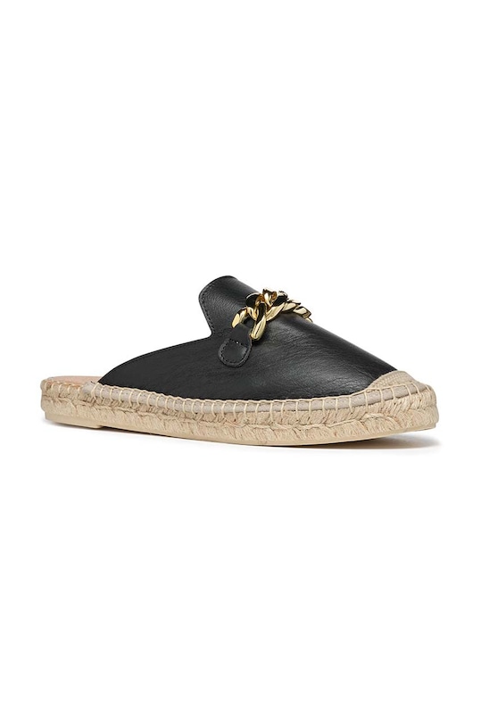 Geox espadryle skórzane D LAMPEDUSA B D36V0B.00085.C9999 czarny SS24