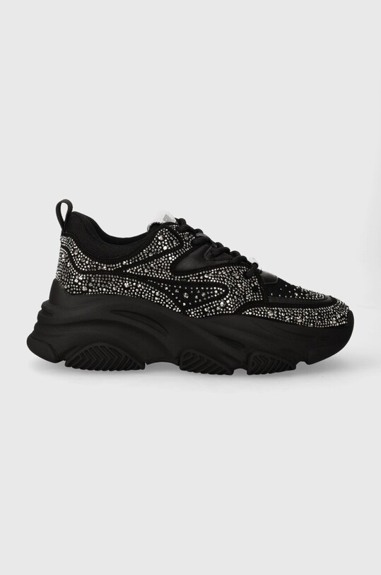 Кросівки Steve Madden Privy імітація лицьової шкіри чорний SM19000082.915