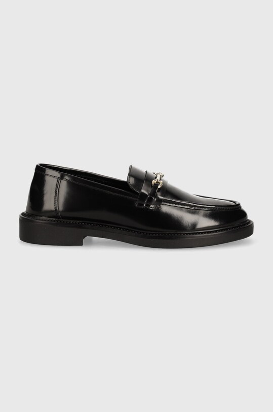 Steve Madden mocasini de piele Huddles SM11002911.017 negru SS24