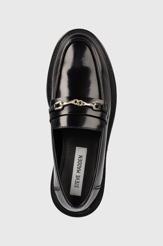Steve Madden mocasini de piele Huddles negru SM11002911.017