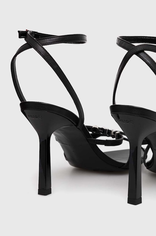 Obuwie HUGO sandały skórzane Katniss 50517417.001 czarny