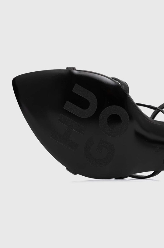 HUGO sandały skórzane Katniss 50517417.001 czarny