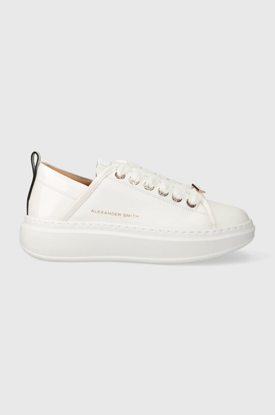 Alexander Smith sneakers din piele Wembley plată alb ASAZWYW0487TWT