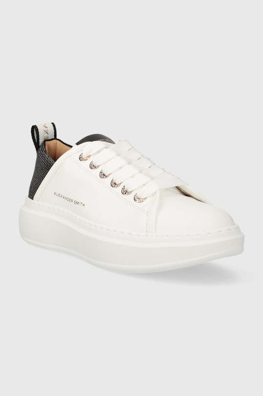 Alexander Smith sneakers din piele Wembley ASAZWYW0495WBK alb SS24