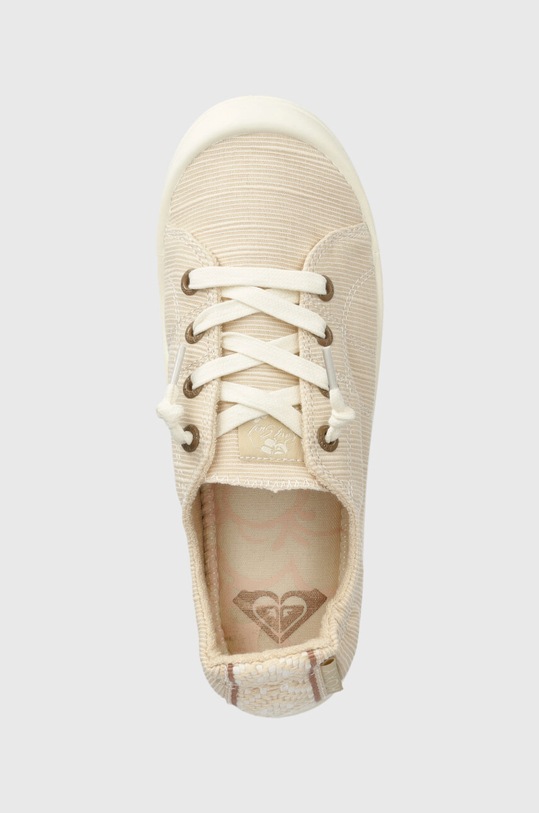 Roxy tenisówki Bayshore beżowy ARJS600507