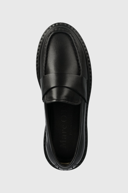 Δερμάτινα μοκασίνια Marc O'Polo μαύρο 40118203201100.990