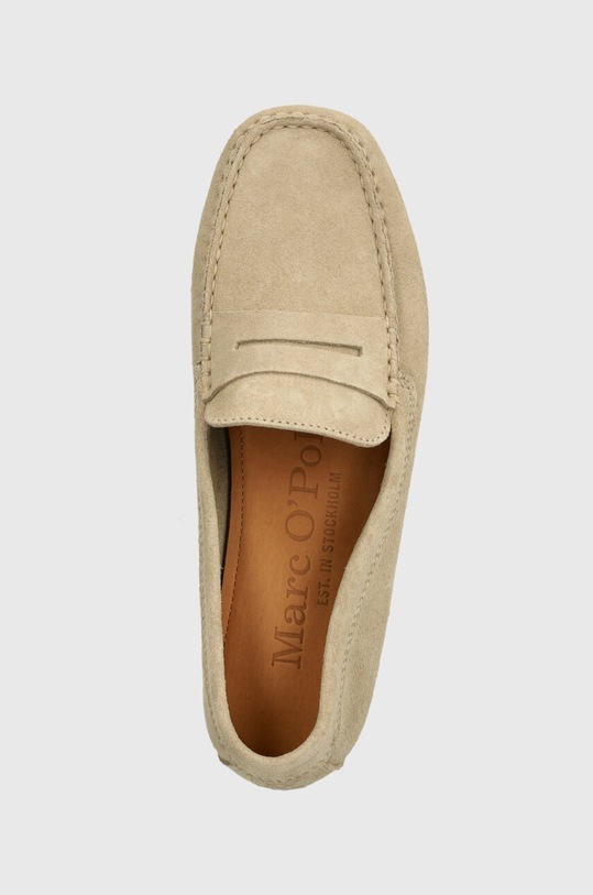 Marc O'Polo mocasini din piele intoarsa bej 40214623103300.715