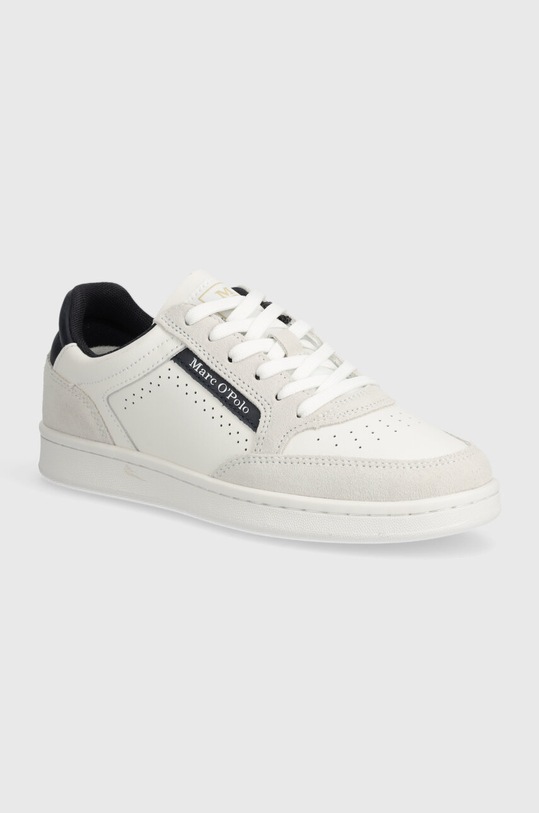 Marc O'Polo sneakers din piele piele întoarsă alb 40216183503144.149