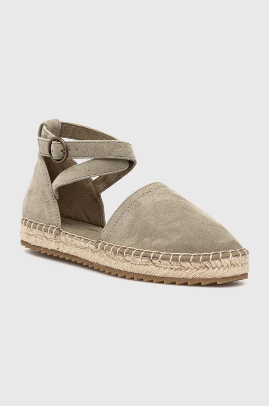 Semišové espadrilky Marc O'Polo semišová kůže zelená 40315613802305.410