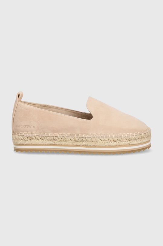 Semišové espadrilky Marc O'Polo 40318323801305.715 béžová SS24