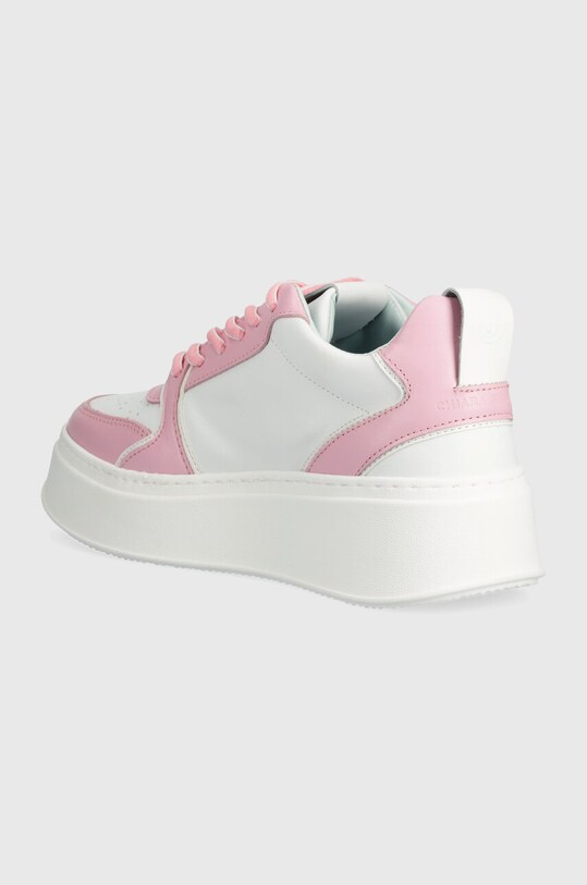 Obuwie Chiara Ferragni sneakersy skórzane Sneakers School CF3217.012 różowy