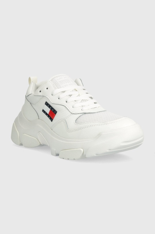 Tenisky Tommy Jeans TJW LIGHTWEIGHT HYBRID RUNNER EN0EN02566 bílá SS24