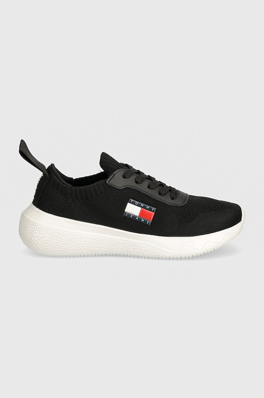 Tommy Jeans sneakersy TJW KNIT RUNNER EN0EN02564 czarny AW24