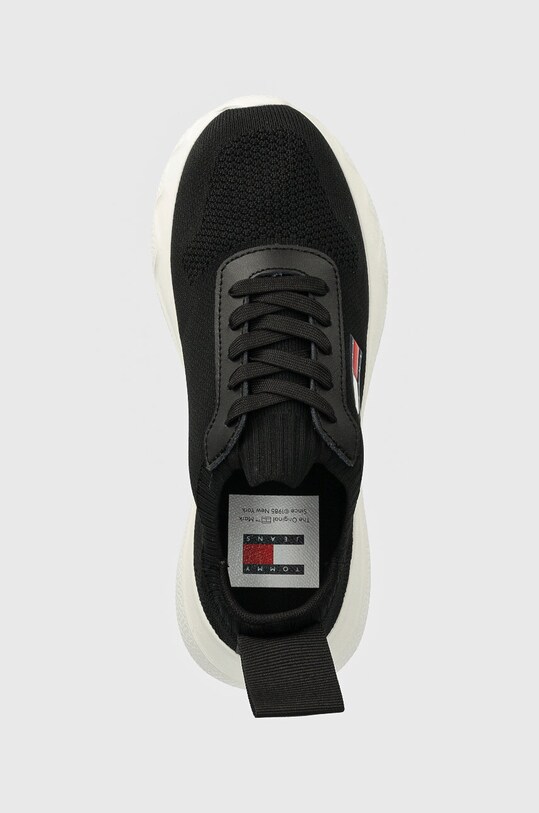 Αθλητικά Tommy Jeans TJW KNIT RUNNER μαύρο EN0EN02564