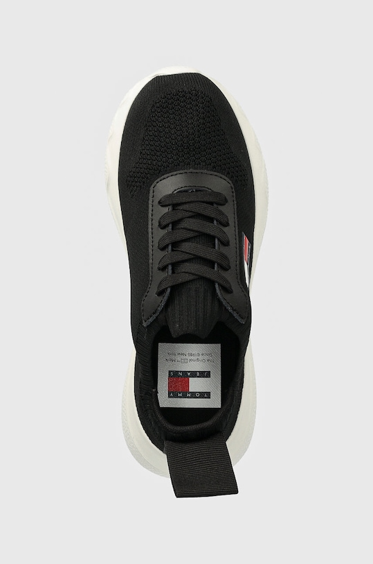 Tommy Jeans sneakersy TJW KNIT RUNNER czarny EN0EN02564