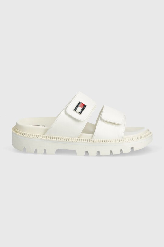 Tommy Jeans papuci TJW PUFFED SANDAL EN0EN02560 bej SS24