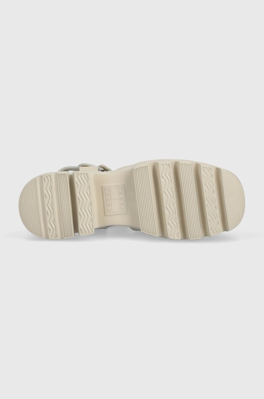 Kožne sandale Tommy Jeans TJW FISHERMAN SANDAL EN0EN02542 bež