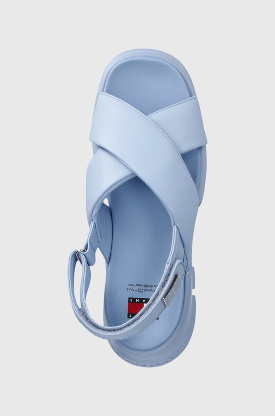Sandály Tommy Jeans TJW CHUNKY CITY SANDAL modrá EN0EN02525