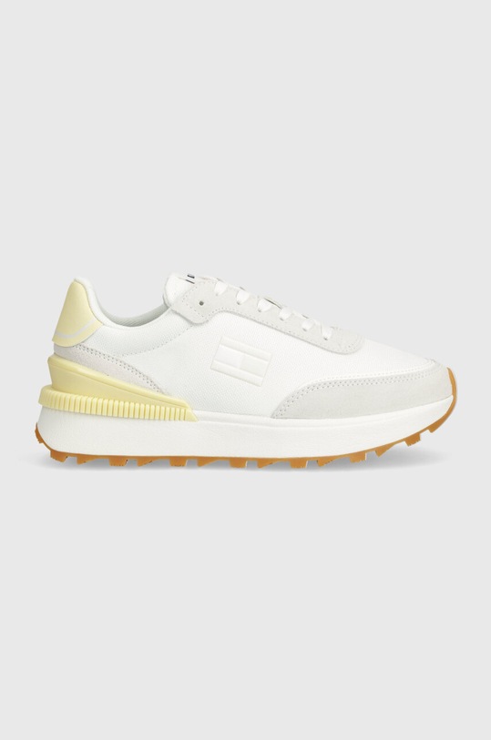 Кросівки Tommy Jeans TJW TECH RUNNER ESS лицьова шкіра білий EN0EN02511