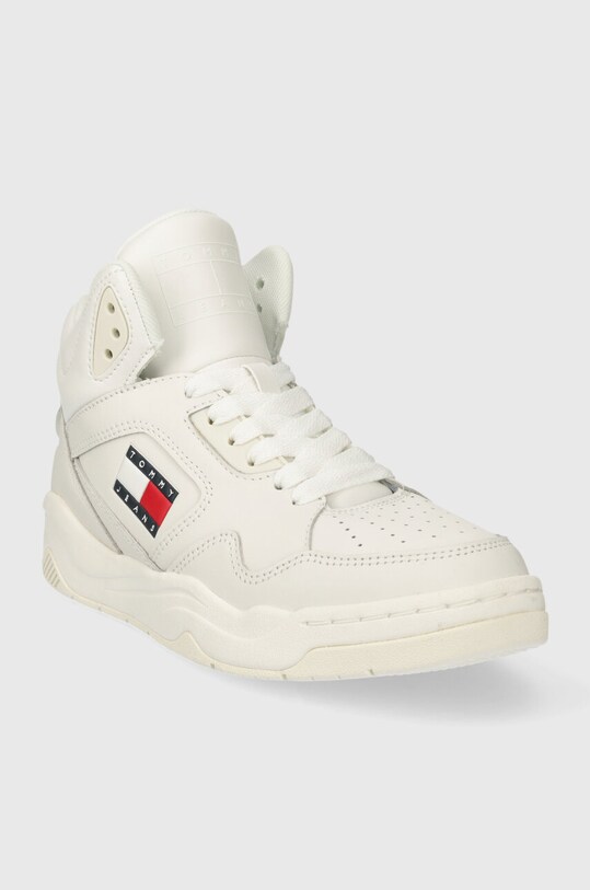 Tommy Jeans sneakers TJW NEW BASKET MC EN0EN02493 alb SS24