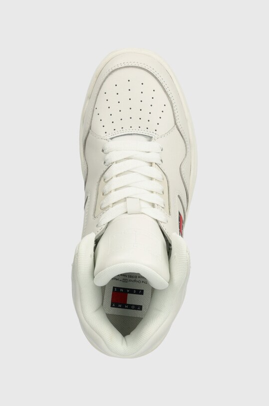 Tommy Jeans sneakers TJW NEW BASKET MC alb EN0EN02493