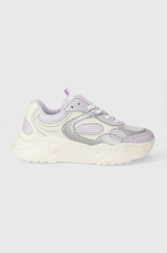Кросівки Tommy Jeans TJW CHUNKY RUNNER лицьова шкіра фіолетовий EN0EN02492
