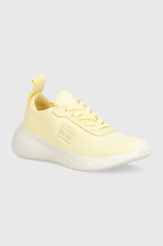 Tommy Jeans sneakers TJW FLEXI RUNNER Planet friendly galben EN0EN02489