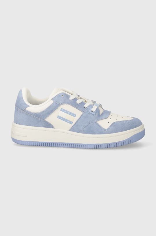 Tommy Jeans sportcipő TJW RETRO BASKET WASHED SUEDE EN0EN02486 kék SS24
