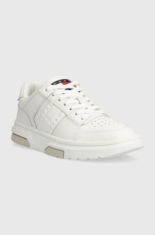 Tommy Jeans sneakers din piele THE BROOKLYN LEATHER EN0EN02475 alb SS24