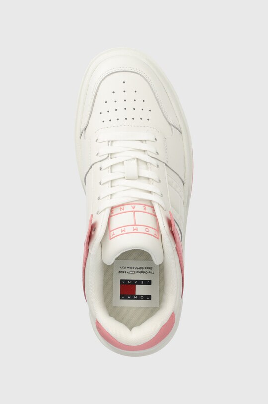 Шкіряні кросівки Tommy Jeans THE BROOKLYN LEATHER рожевий EN0EN02475