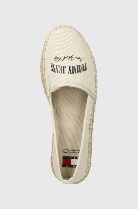 Tommy Jeans espadrile TJW VARSITY ESPADRILLE bej EN0EN02470