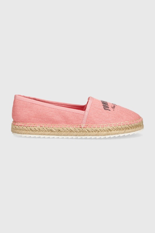 Еспадрили Tommy Jeans TJW VARSITY ESPADRILLE EN0EN02470 розов SS24