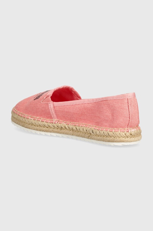 Обувки Еспадрили Tommy Jeans TJW VARSITY ESPADRILLE EN0EN02470 розов