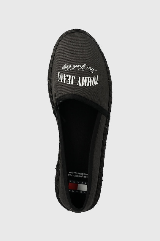 Еспадрили Tommy Jeans TJW VARSITY ESPADRILLE черен EN0EN02470