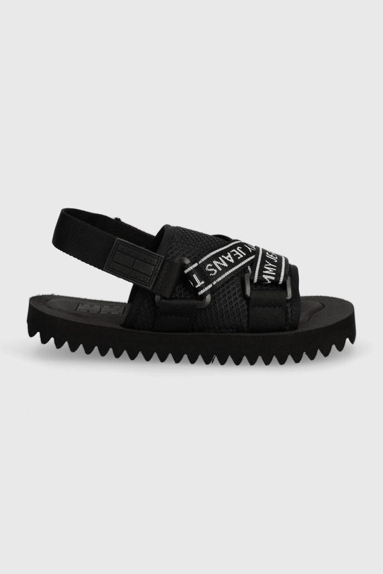 Tommy Jeans sandale TJW PREMIUM EVA SANDAL EN0EN02462 negru SS24