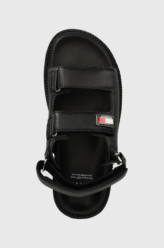 Tommy Jeans sandale TJW FANCY SANDAL negru EN0EN02461