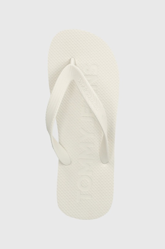 Tommy Jeans slapi TJW LOGO FLIP FLOP alb EN0EN02447