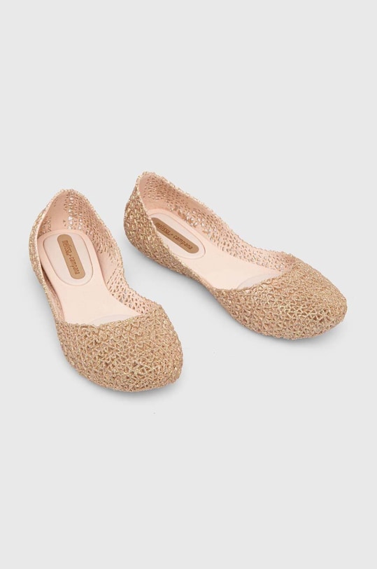 Μπαλαρίνες Melissa MELISSA CAMPANA PAPEL VII AD Planet friendly χρυσαφί M.31512.01312