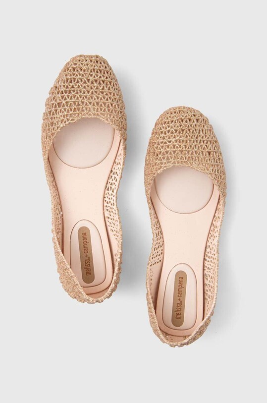 Μπαλαρίνες Melissa MELISSA CAMPANA PAPEL VII AD χρυσαφί M.31512.01312