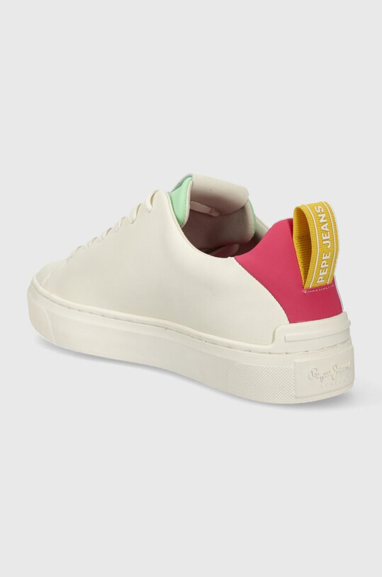 Boty Kožené sneakers boty Pepe Jeans PLS00004 PLS00004 bílá