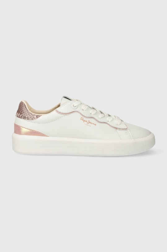 Δερμάτινα αθλητικά παπούτσια Pepe Jeans PLS00006 Planet friendly λευκό PLS00006