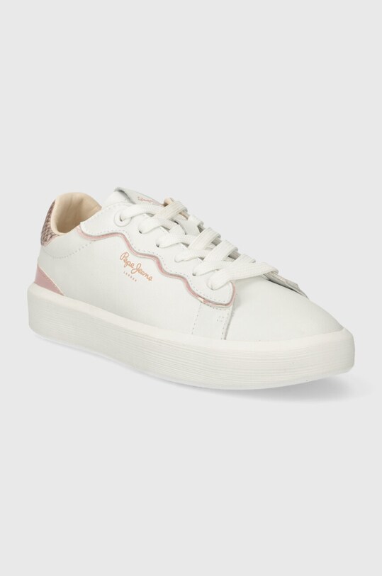 Кожени маратонки Pepe Jeans PLS00006 PLS00006 бял SS24