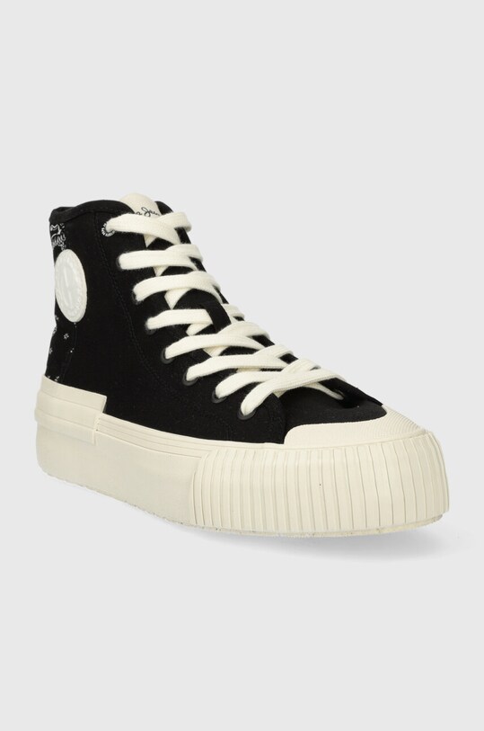 Πάνινα παπούτσια Pepe Jeans PLS31554 PLS31554 μαύρο SS24